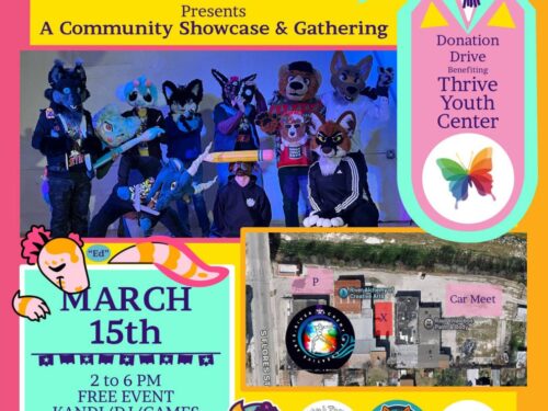 S.A.F.E.: San Antonio Furry Events presents a Community Showcase & Gathering benefiting Thrive Youth Center