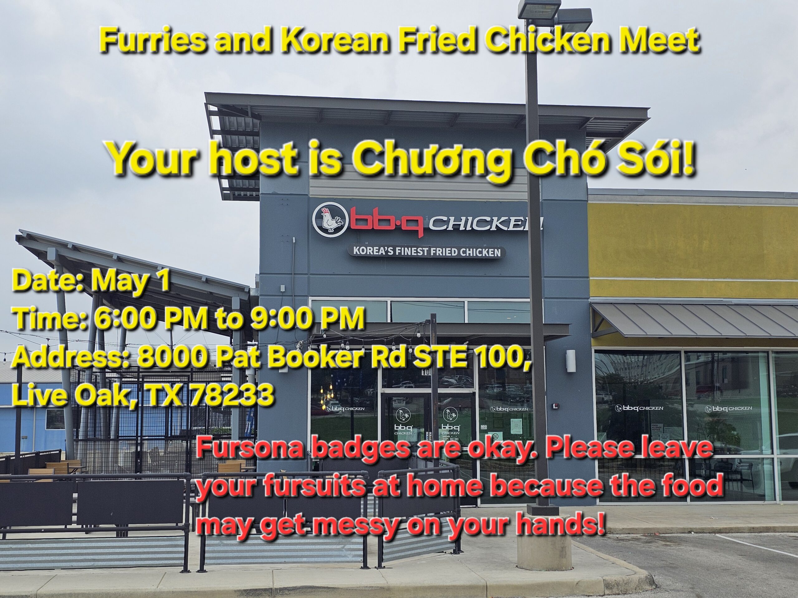 Furries and Korean Fried Chicken Meet