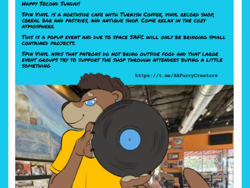 San Antonio Furry Creators Pop Up at Spin Vinyl