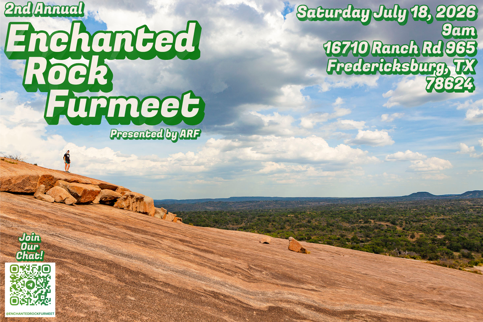 2nd Annual Enchanted Rock Furmeet
