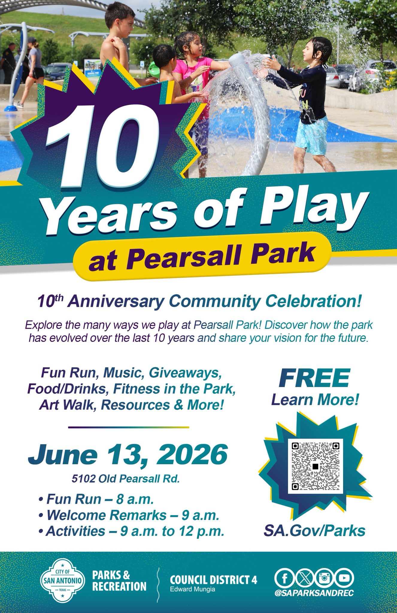 10 years of Play at Pearsall Park with ARF!