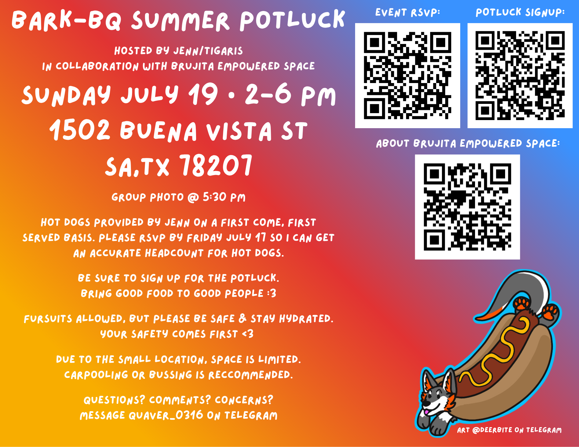 Bark BQ Summer Potluck