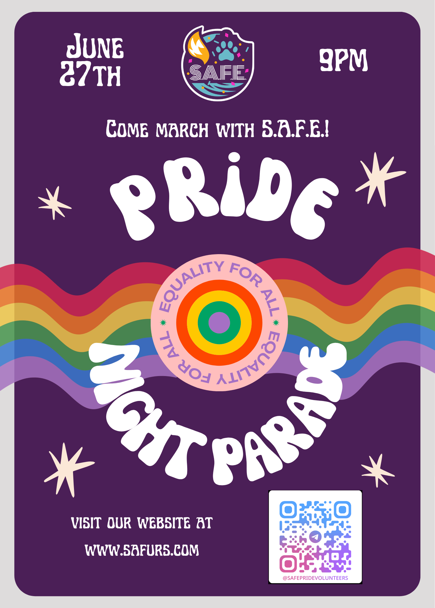 Pride Night Parade - March with S.A.F.E.!