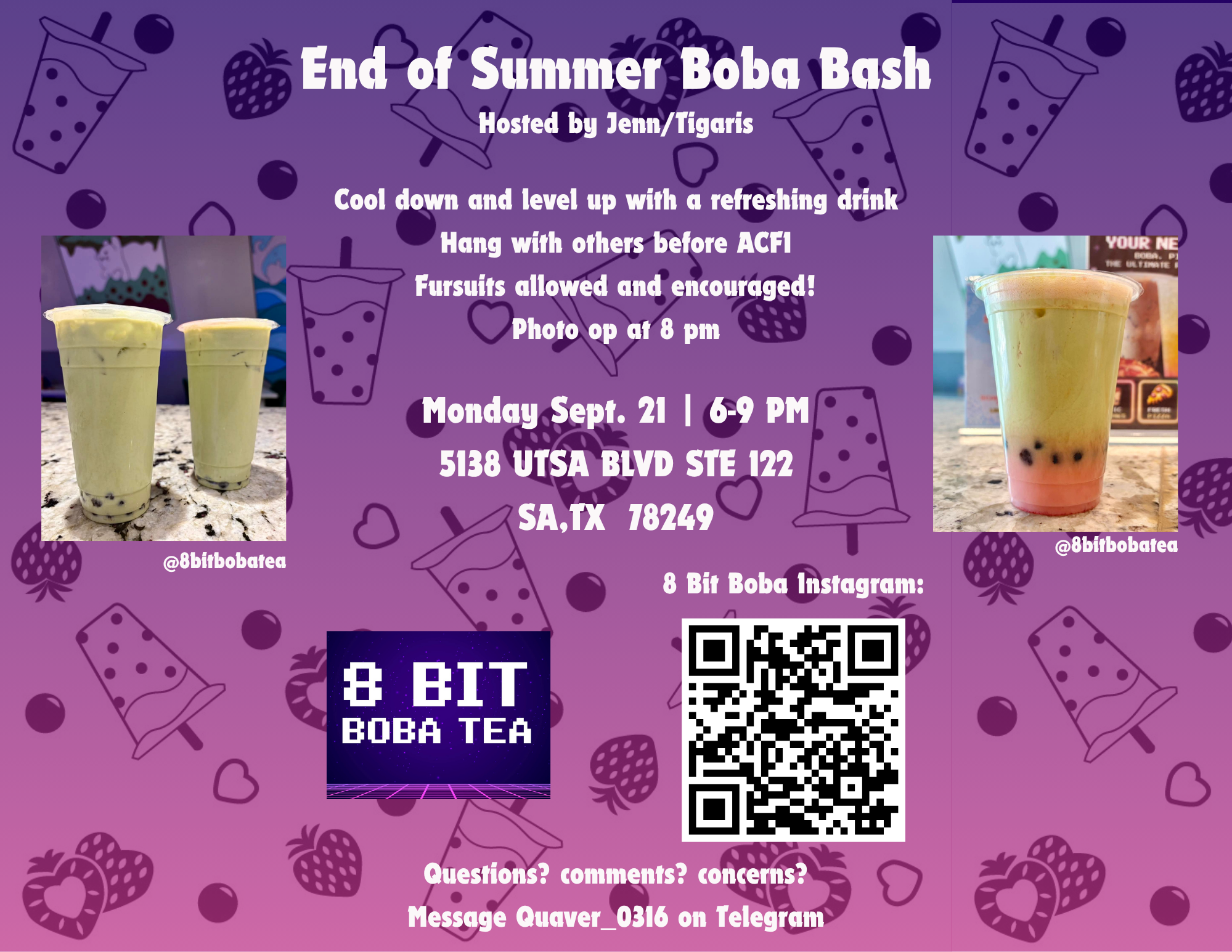 🌞 End of Summer Boba Bash 🧋