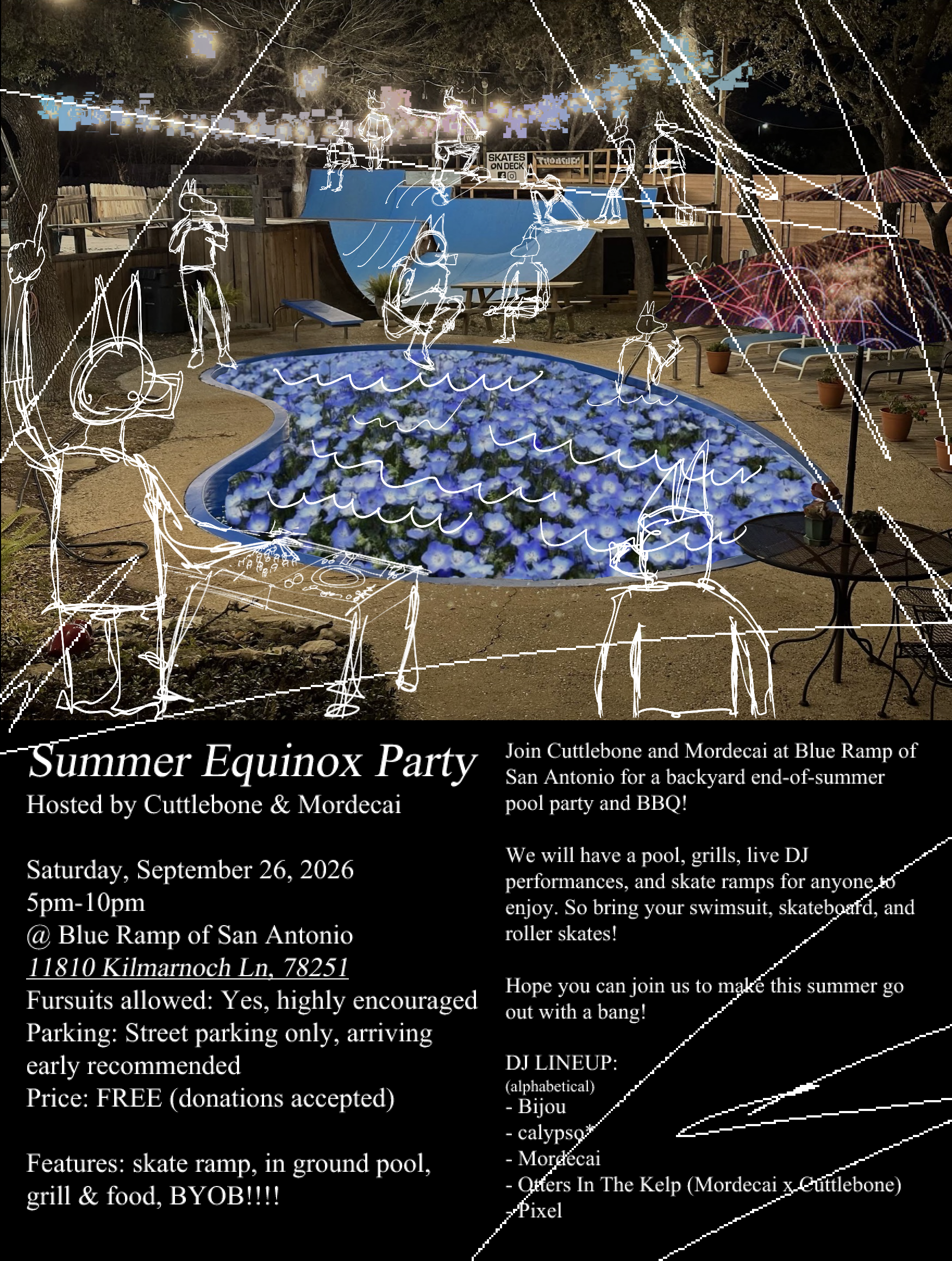 Cuttlebone & Mordecai's Summer Equinox Party
